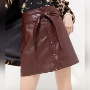 NWT URBAN OUTFITTERS Vegan Leather Skirt